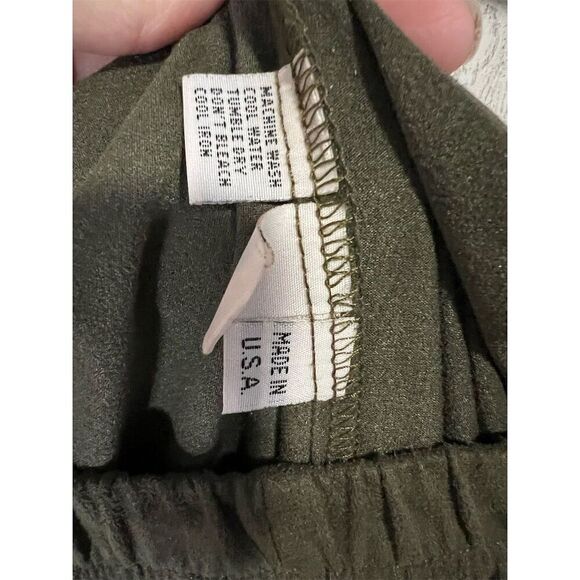 Planet‎ Women's Olive Green Pull-On pants Size 2 Casual Relaxed Fit - Picture 4 of 6